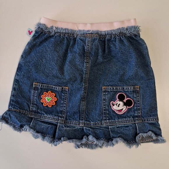 Vintage Disney Embroidered Denim Skirt - Picture 2 of 11